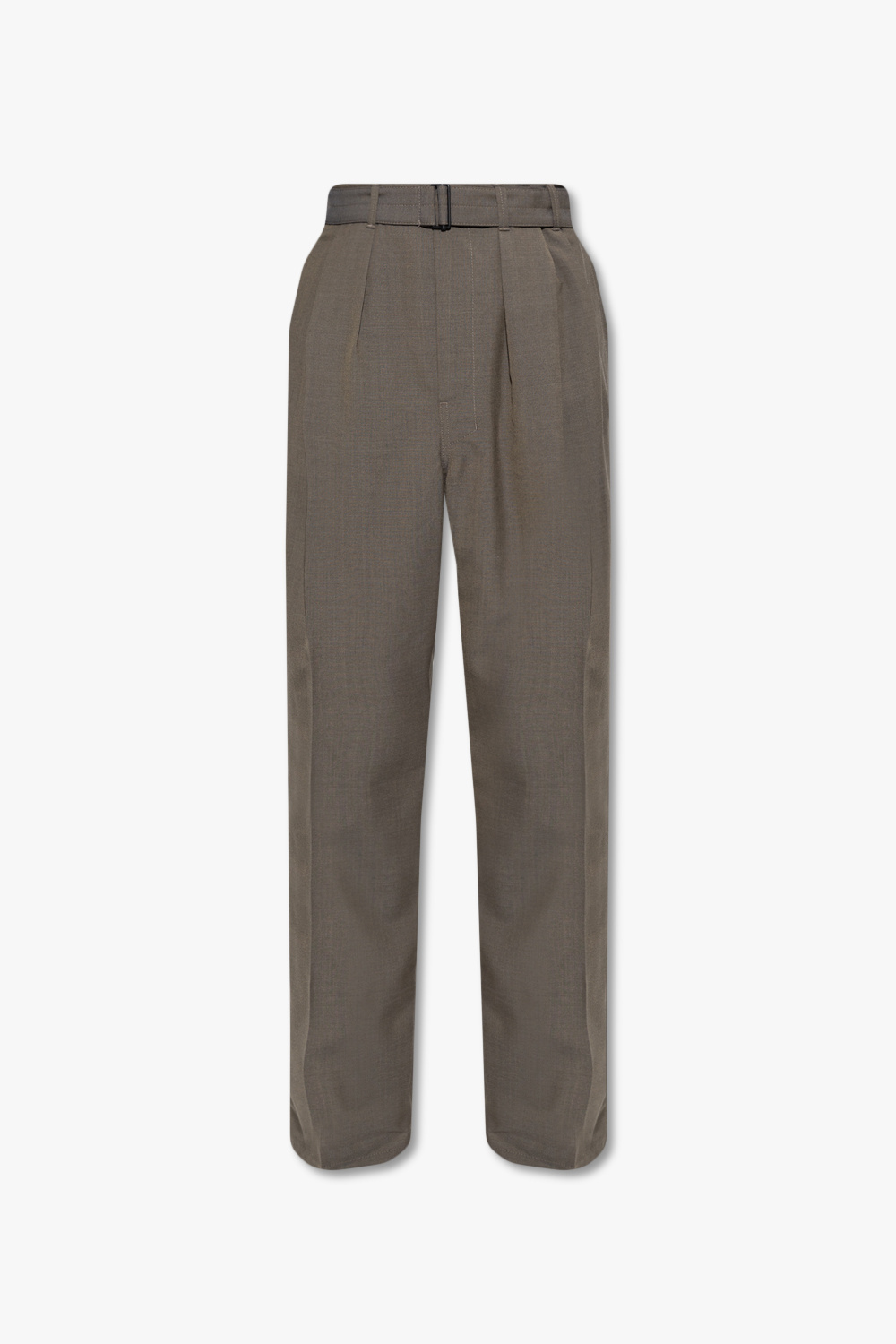 Grey Trousers with belt Lemaire - SchaferandweinerShops